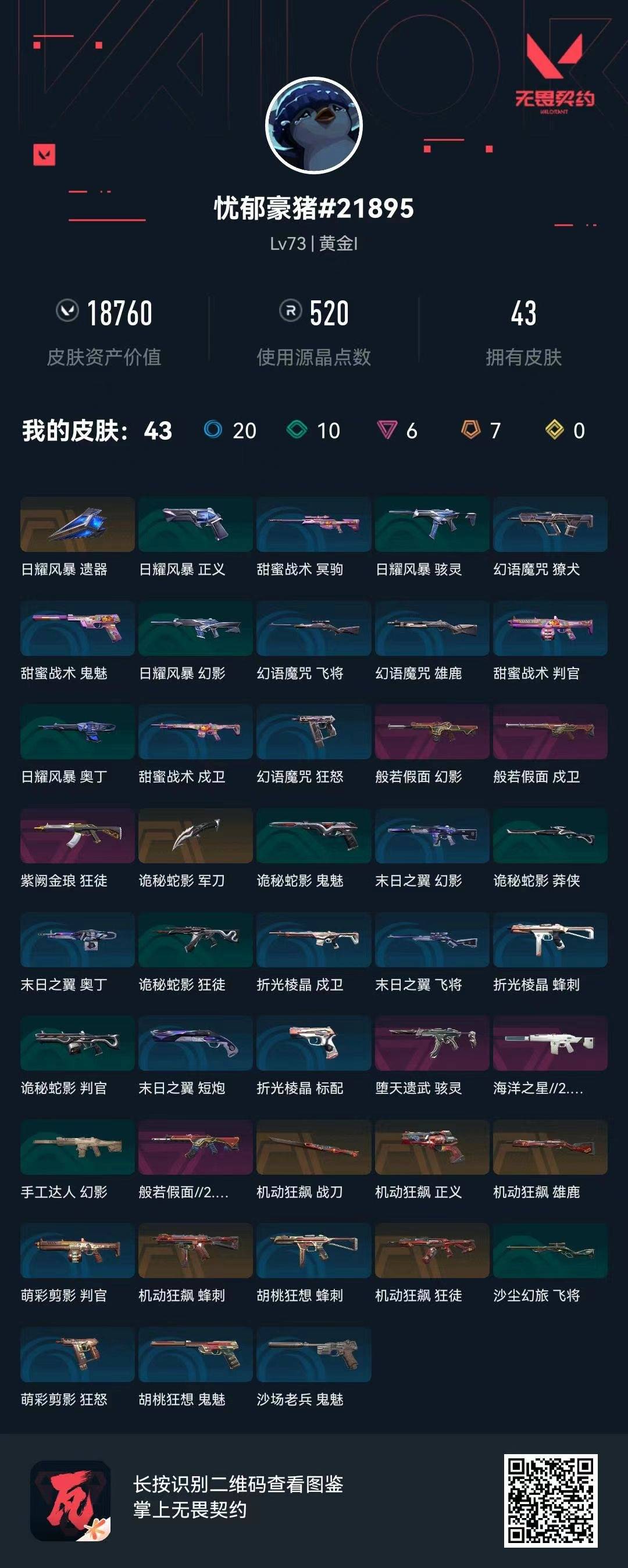 WWQQM41530无畏契约账号详情图8 WWQQM41530无畏契约账号详情图8