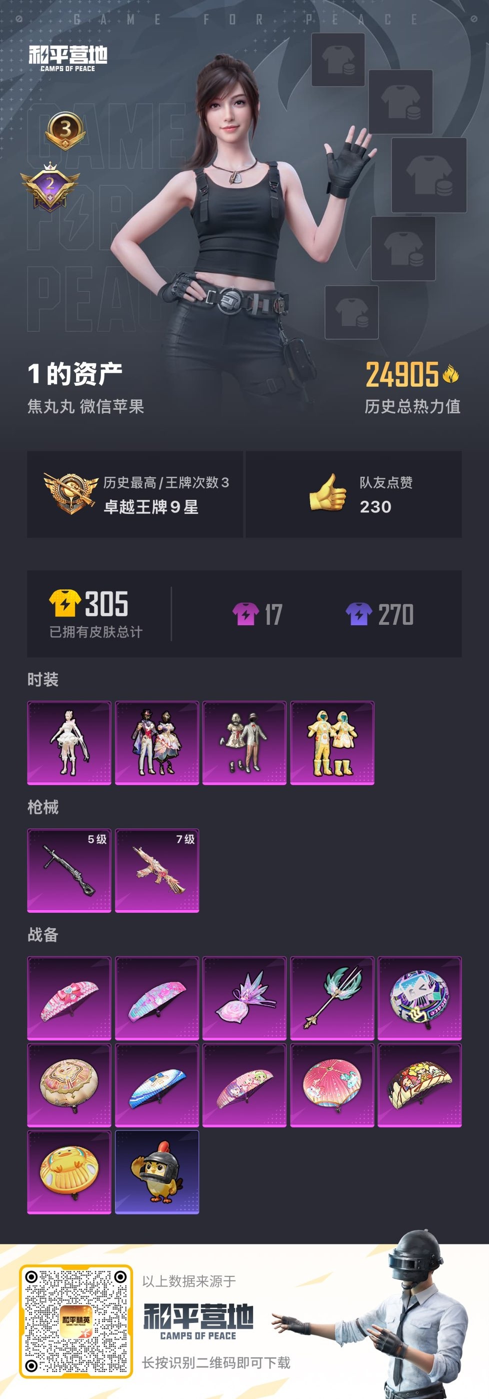 HPQM411593和平精英账号详情图24 HPQM411593和平精英账号详情图24