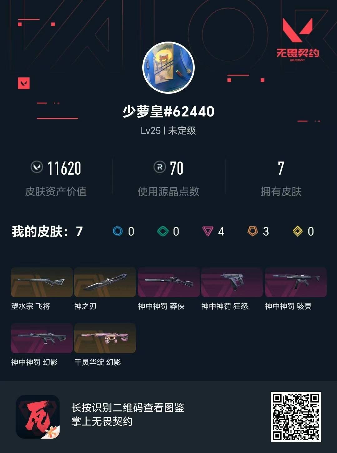 WWQQM41868无畏契约账号详情图5