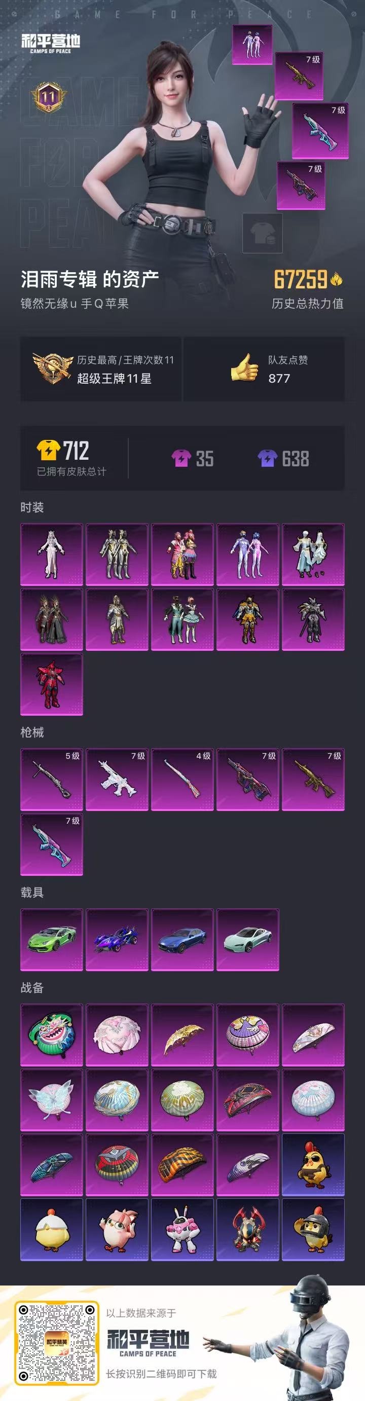 HPCMW412316和平精英账号详情图4