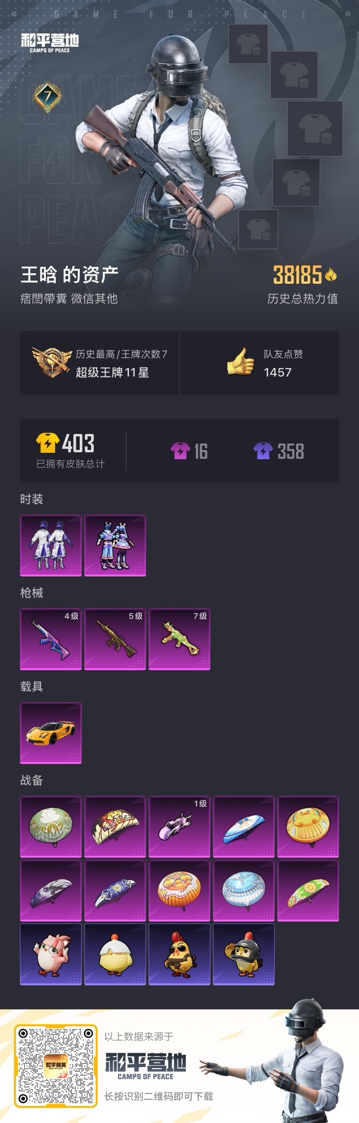 HPCMW412391和平精英账号详情图7