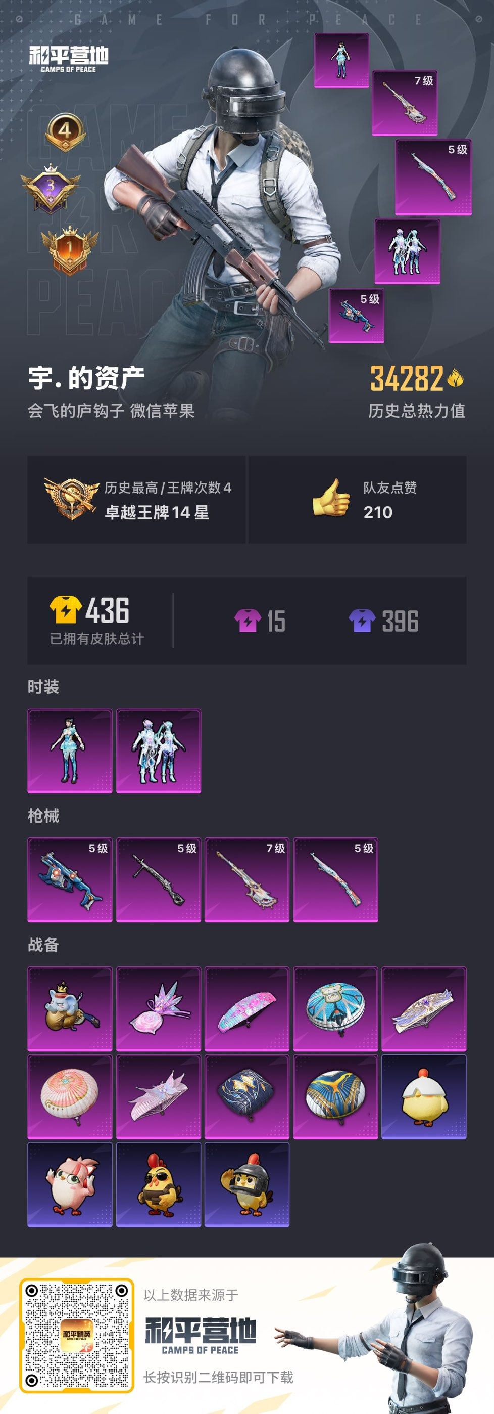 HPQM413542和平精英账号详情图18 HPQM413542和平精英账号详情图18