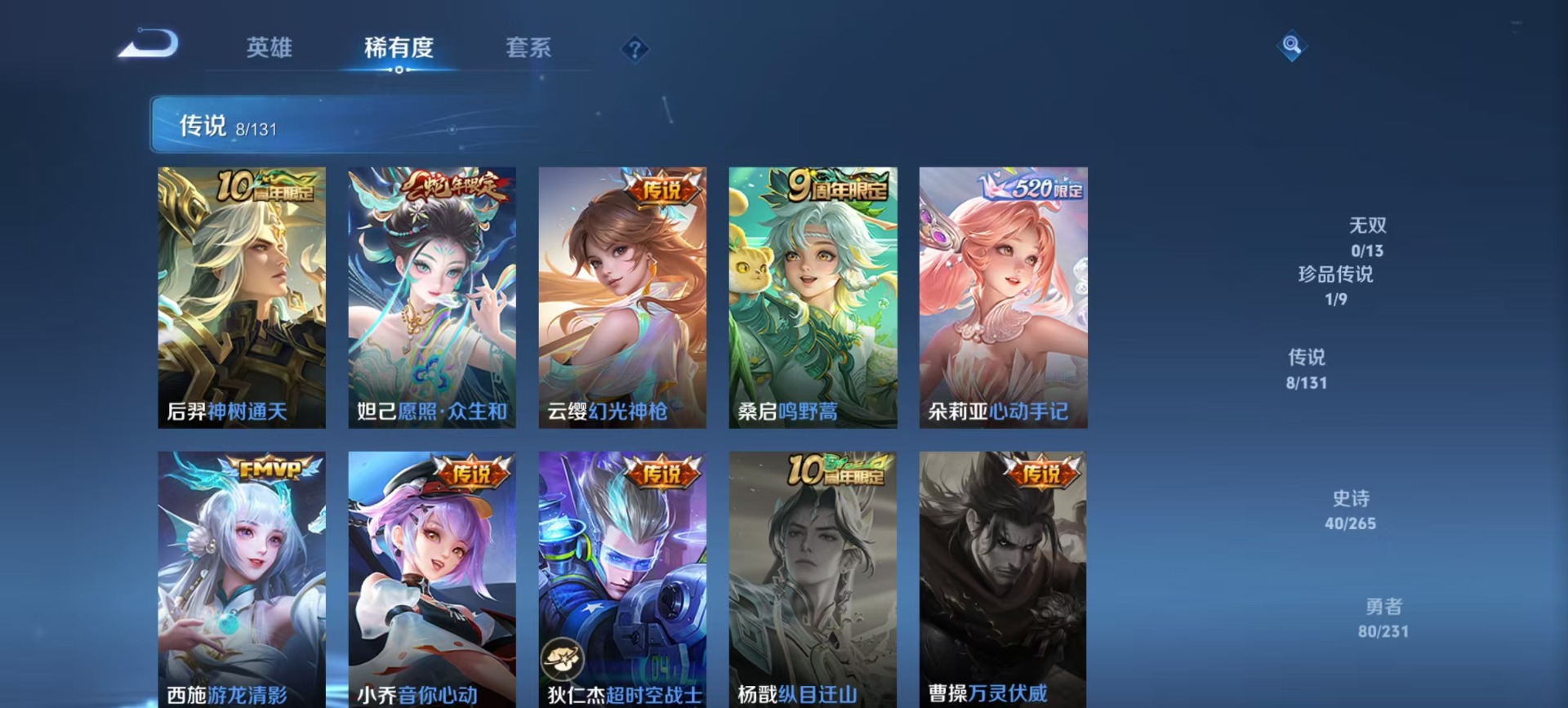 WZQM423527王者荣耀账号详情图8