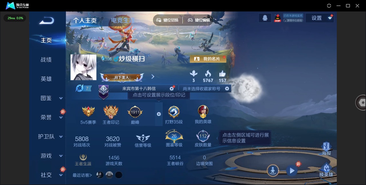 WZQM423567王者荣耀账号详情图3