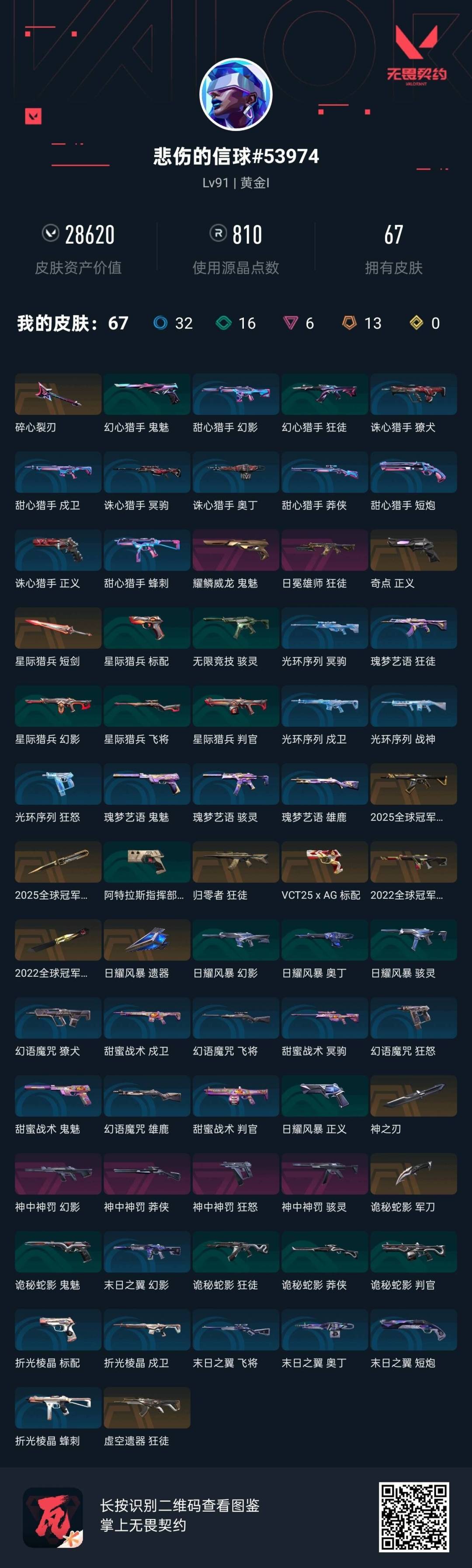 WWQQM42001无畏契约账号详情图5 WWQQM42001无畏契约账号详情图5