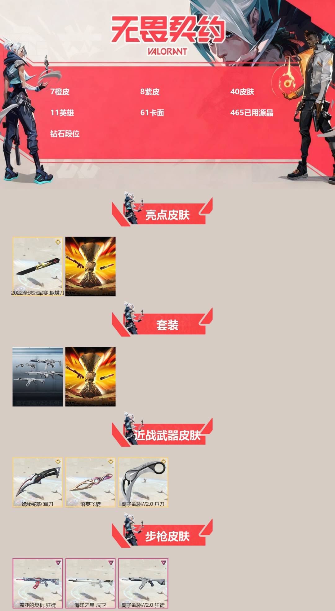 WWQQM42003无畏契约账号详情图3 WWQQM42003无畏契约账号详情图3