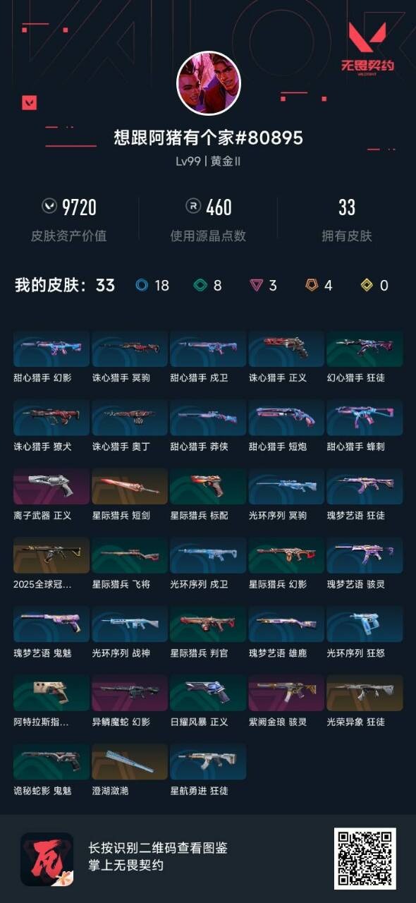 WWQQM42009无畏契约账号详情图5 WWQQM42009无畏契约账号详情图5