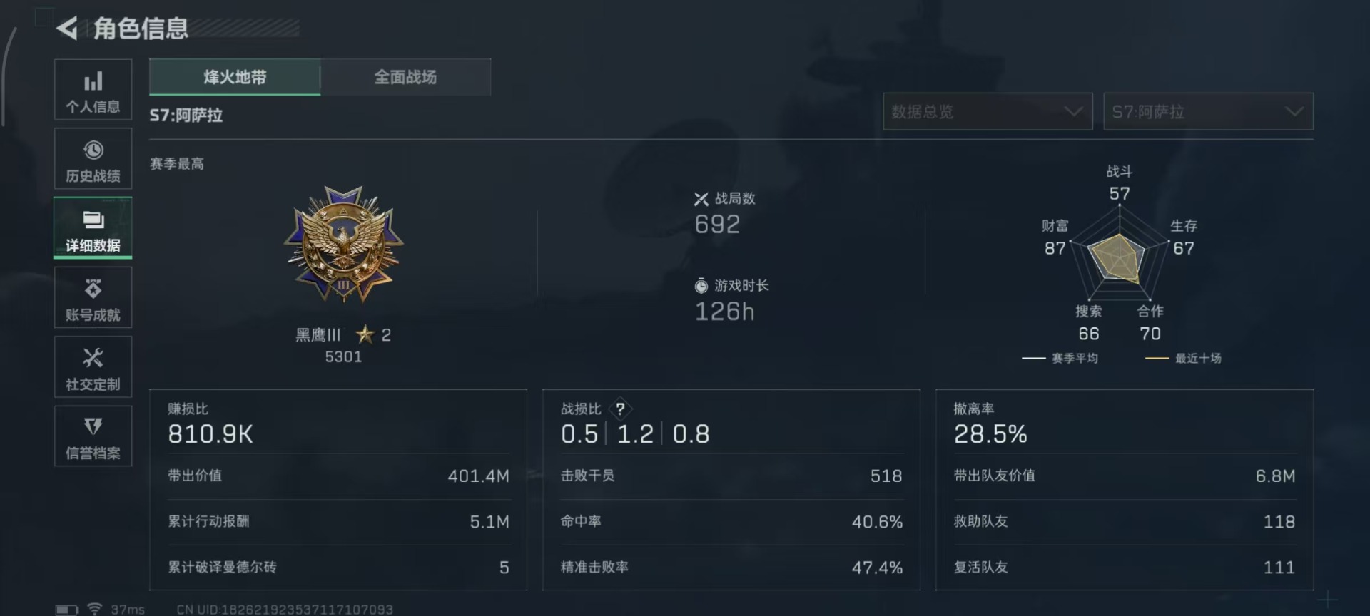 SJZQM45007三角洲行动账号详情图35