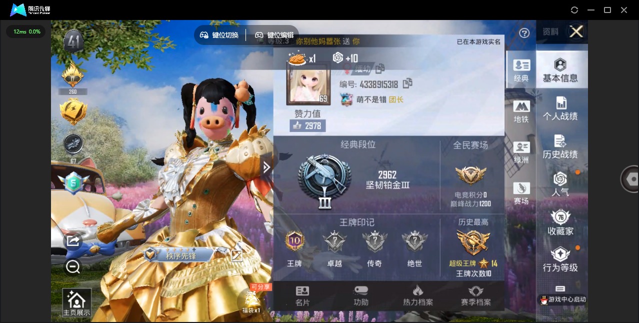 HPQM413728和平精英账号详情图57