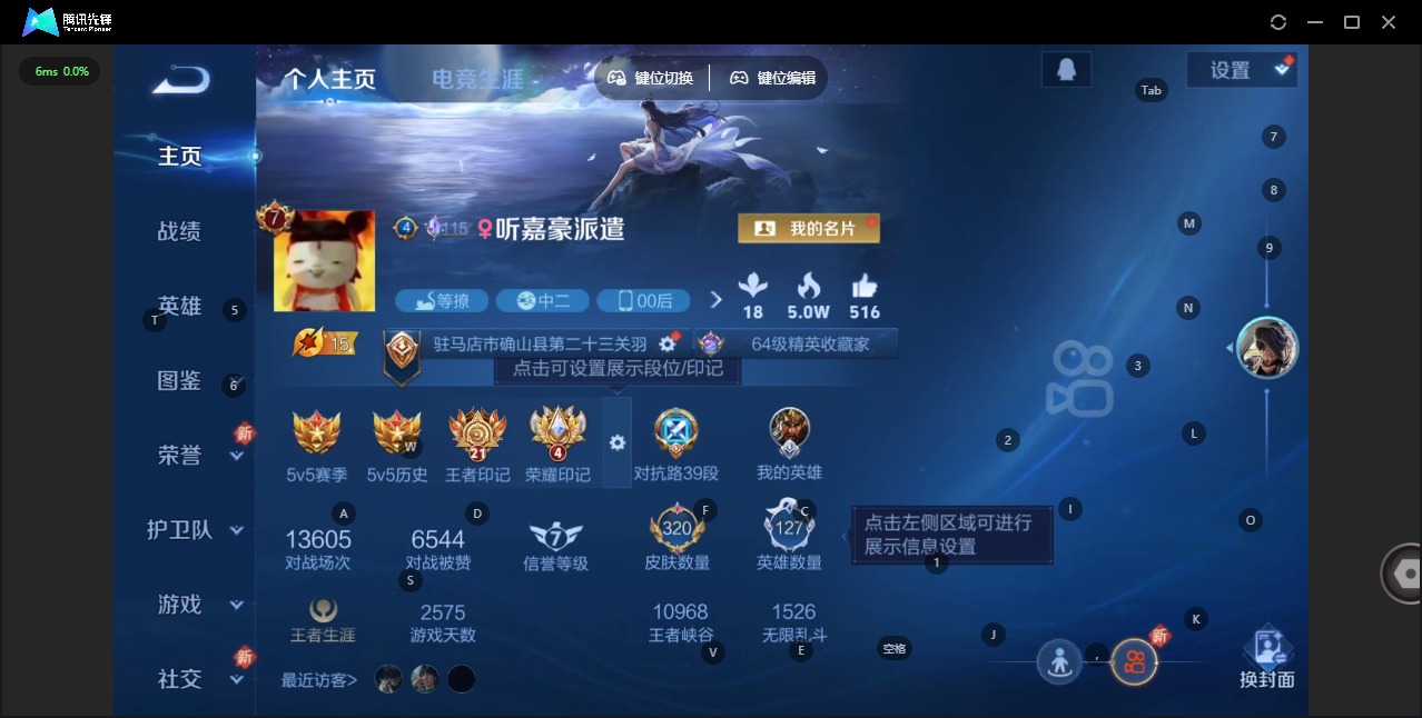 WZQM427350王者荣耀账号详情图4