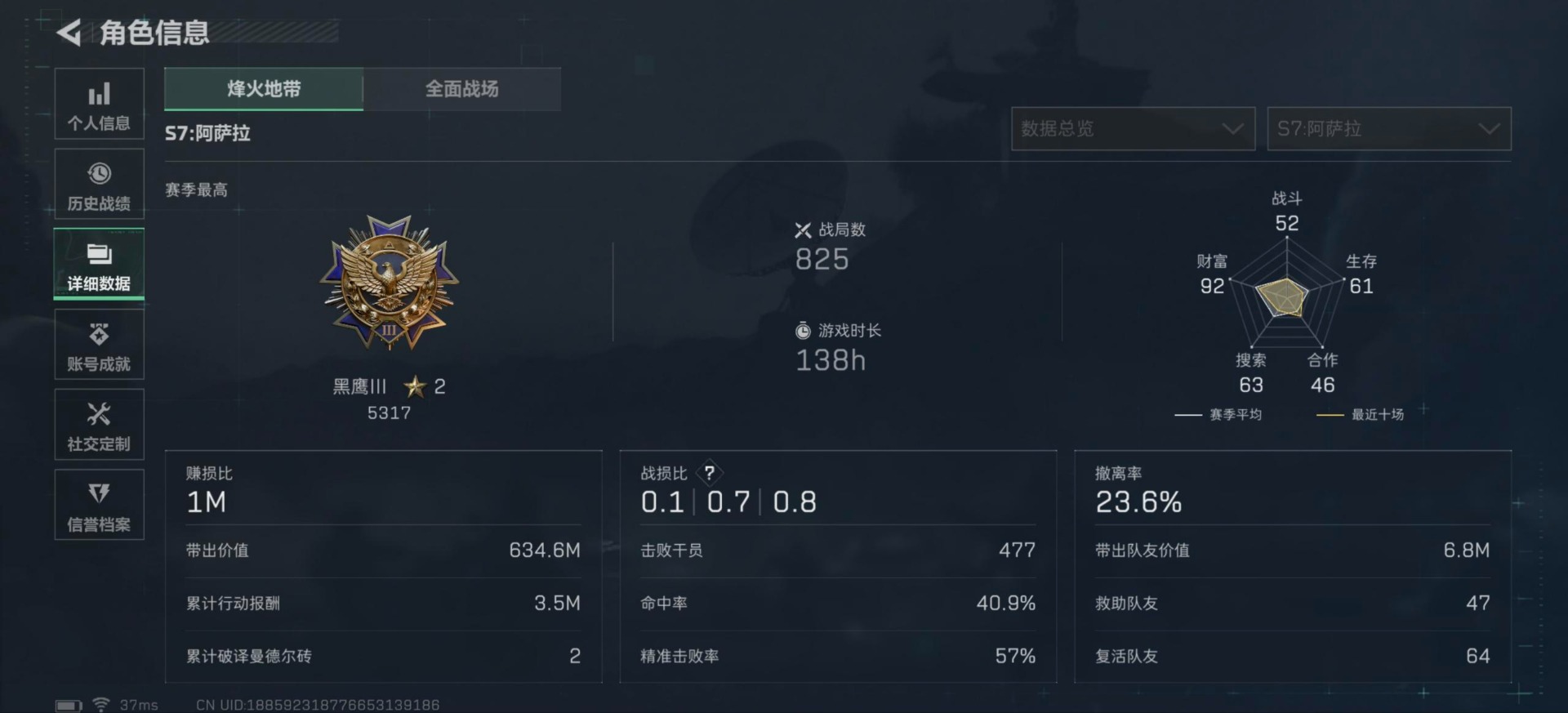 SJZQM45895三角洲行动账号详情图15