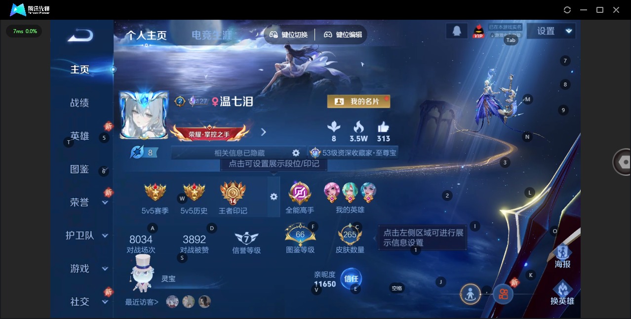 WZQM427399王者荣耀账号详情图4