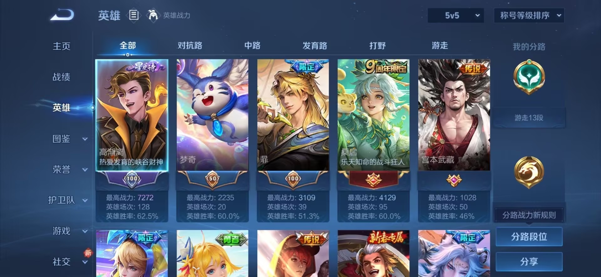 WZQM427454王者荣耀账号详情图7