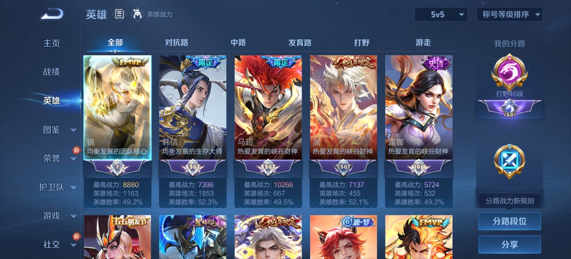 WZQM431501王者荣耀账号详情图6