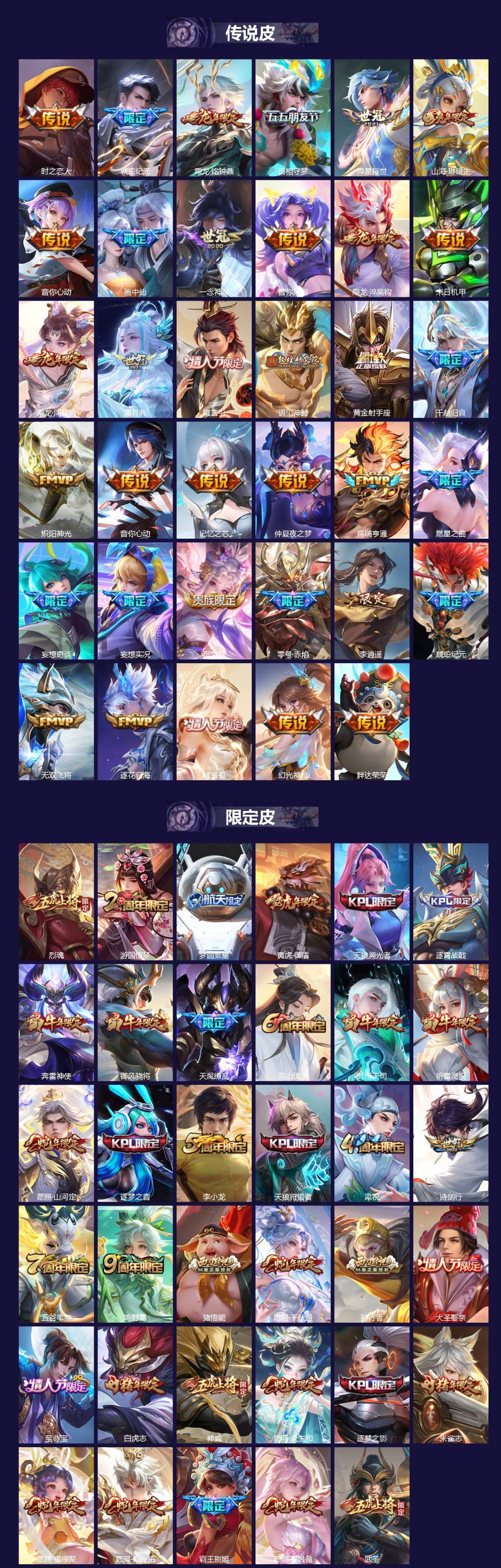 WZQM432390王者荣耀账号详情图3