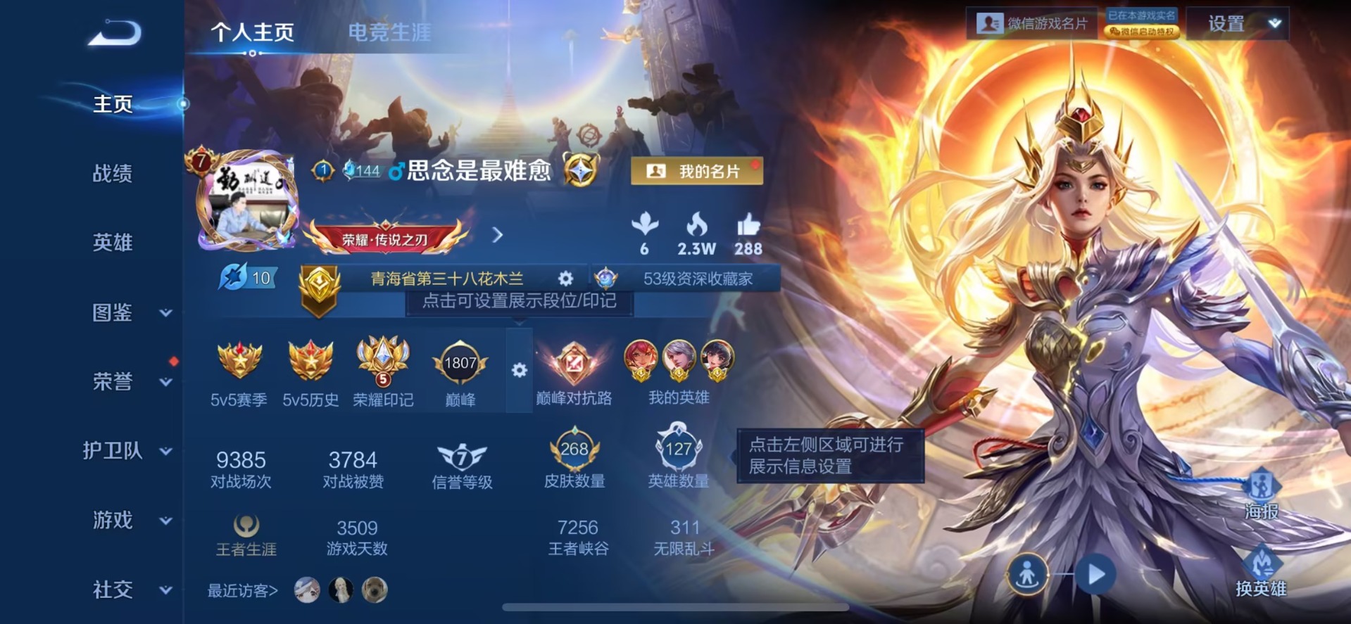 WZCMW433625王者荣耀账号详情图3 WZCMW433625王者荣耀账号详情图3