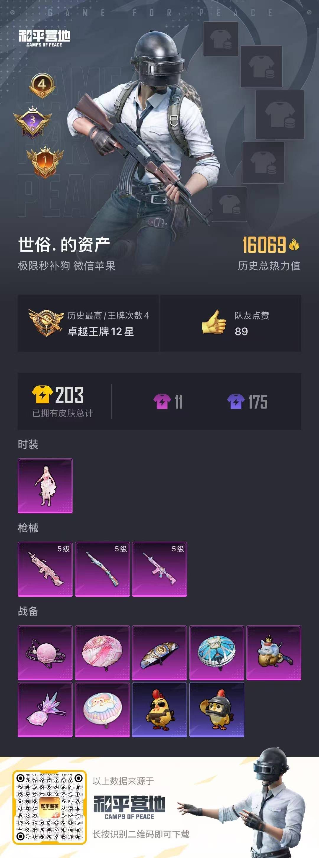 HPCMW418789和平精英账号详情图3