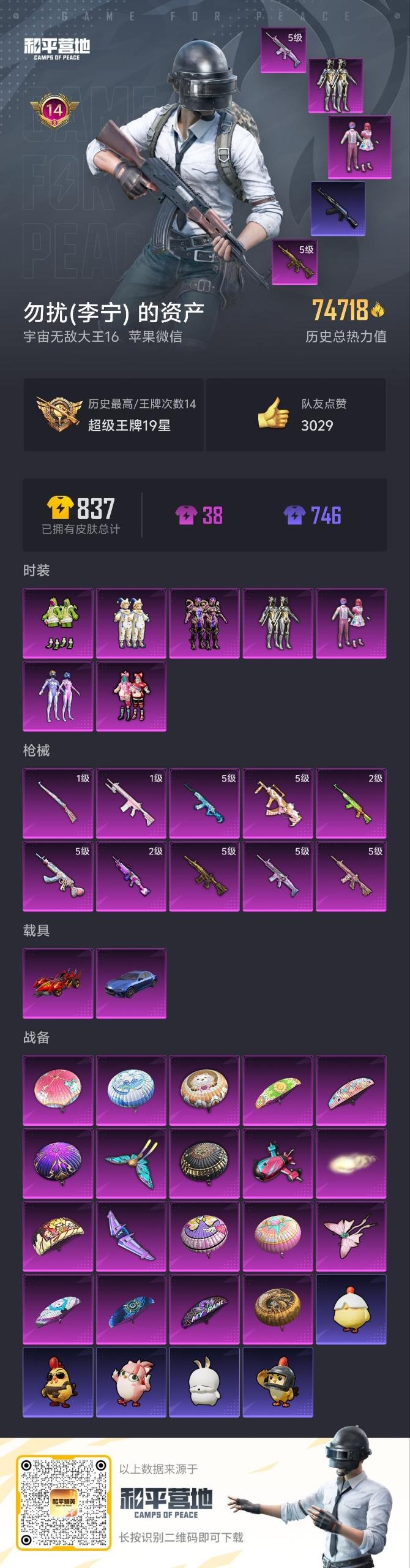 HPQM418502和平精英账号详情图5