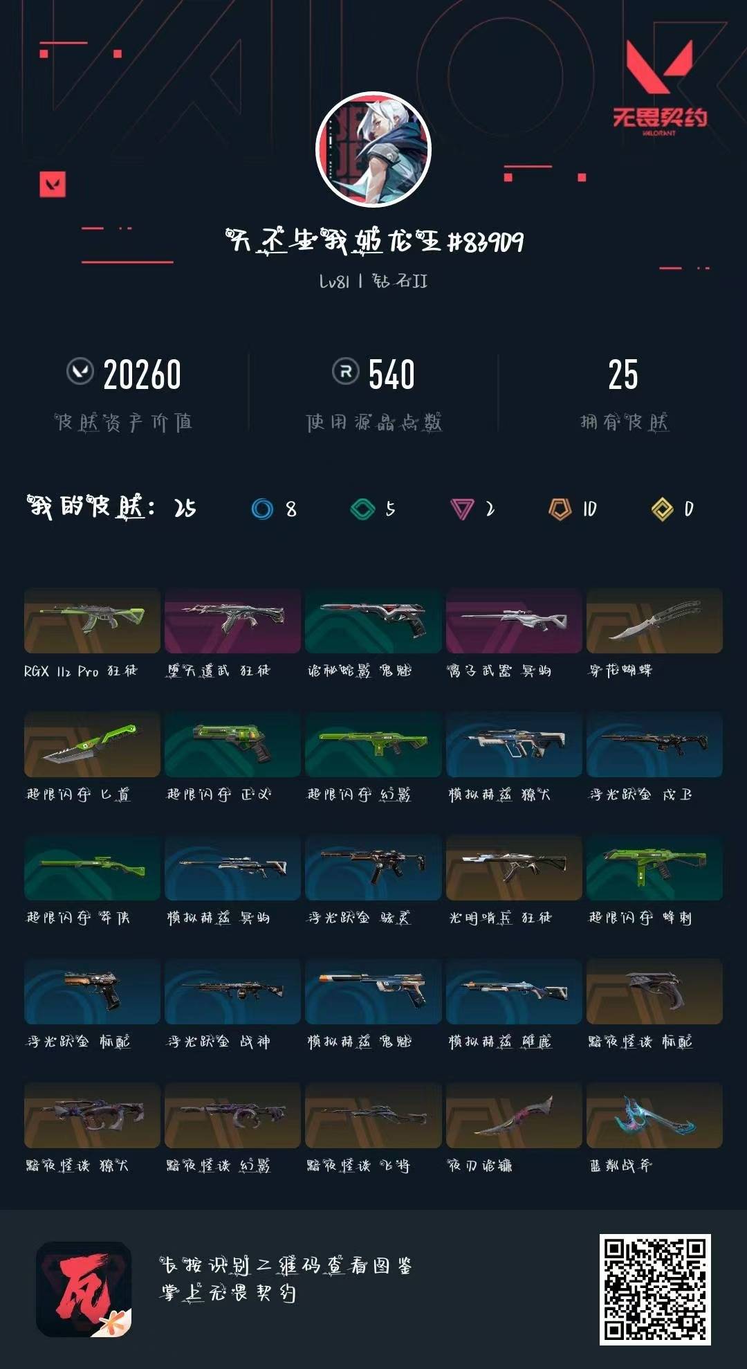 WWQQM42781无畏契约账号详情图7 WWQQM42781无畏契约账号详情图7