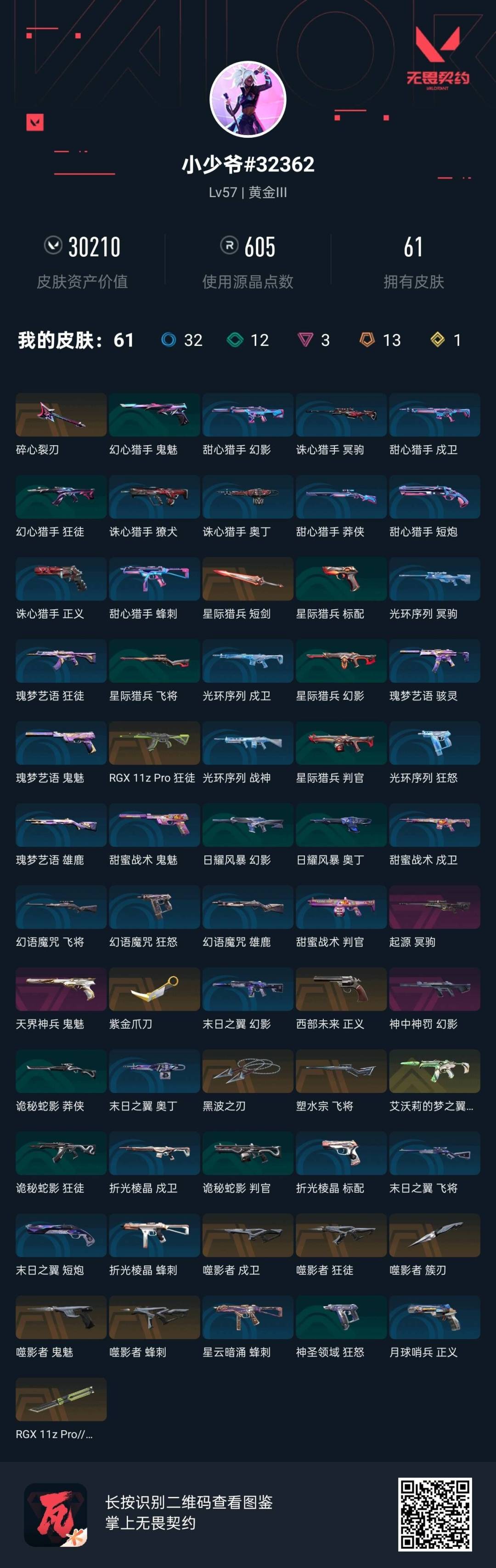 WWQQM43259无畏契约账号详情图5