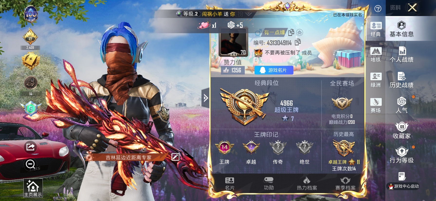 HPCMW419947和平精英账号详情图12