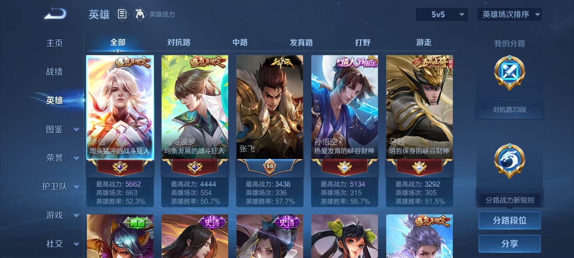 WZQM435885王者荣耀账号详情图5