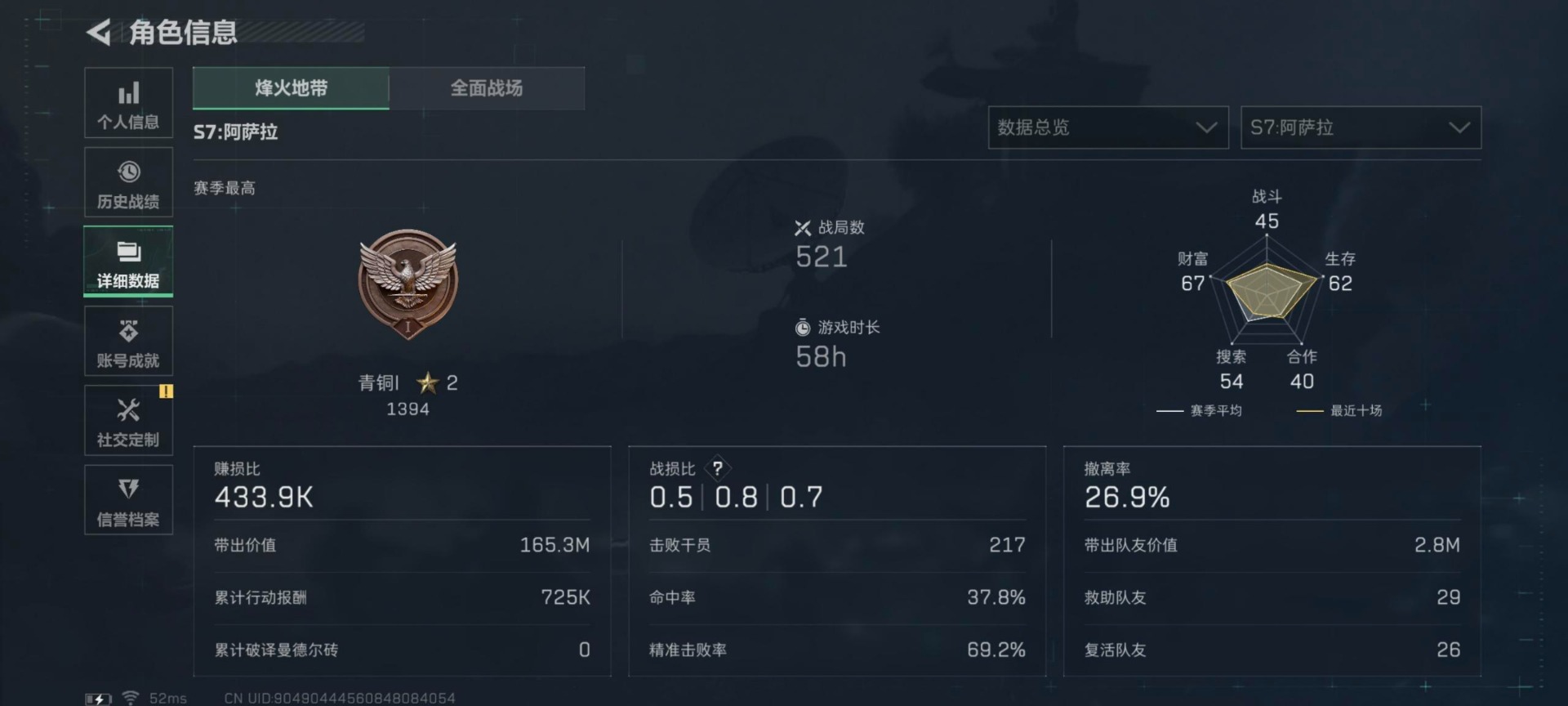 SJZCMW48477三角洲行动账号详情图3