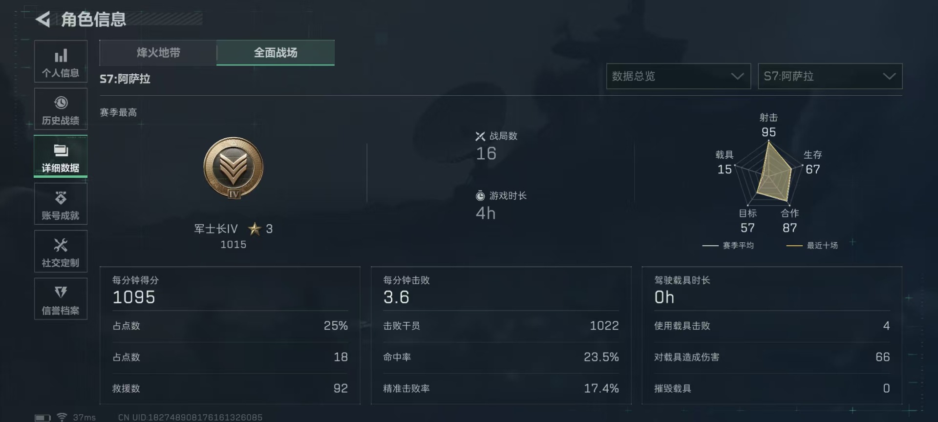 SJZCMW48535三角洲行动账号详情图5