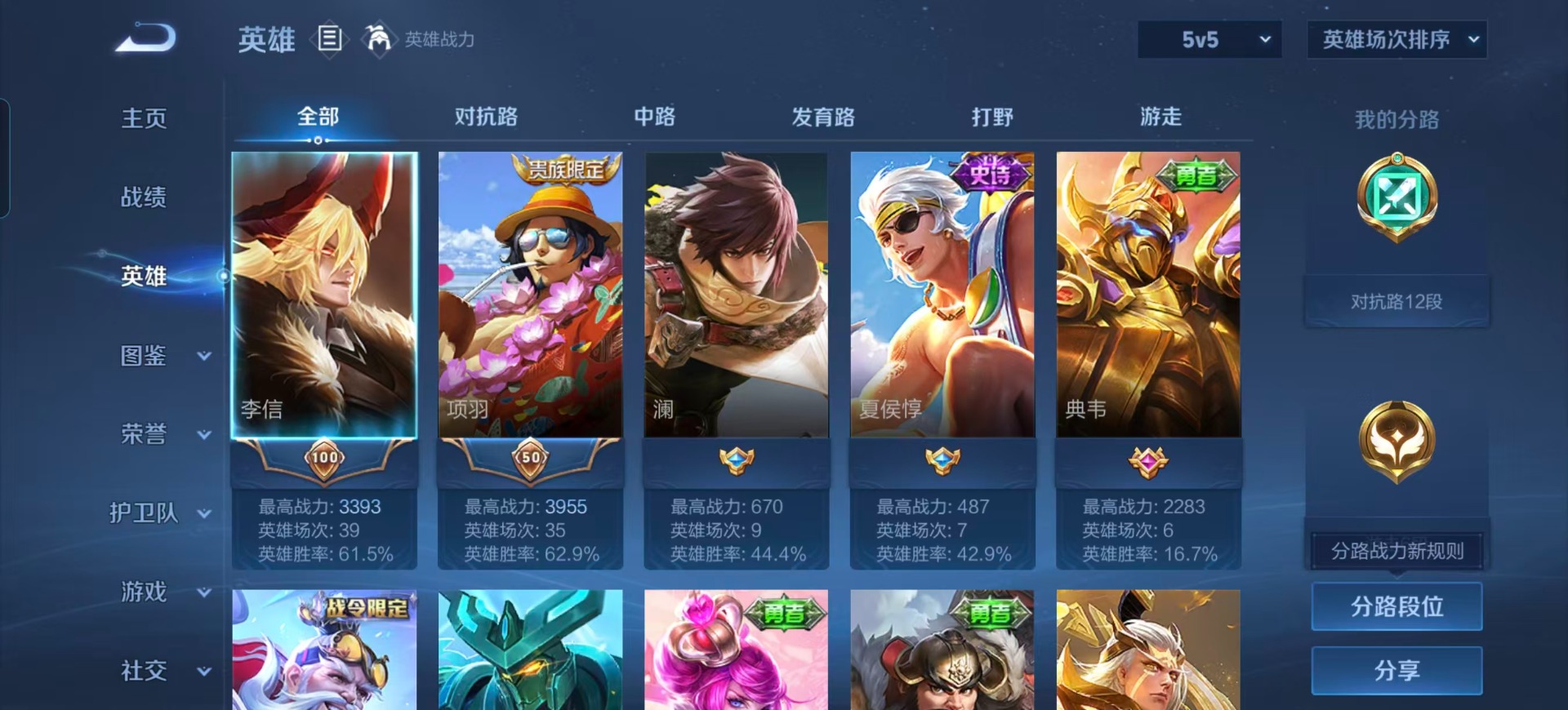 WZQM438019王者荣耀账号详情图6