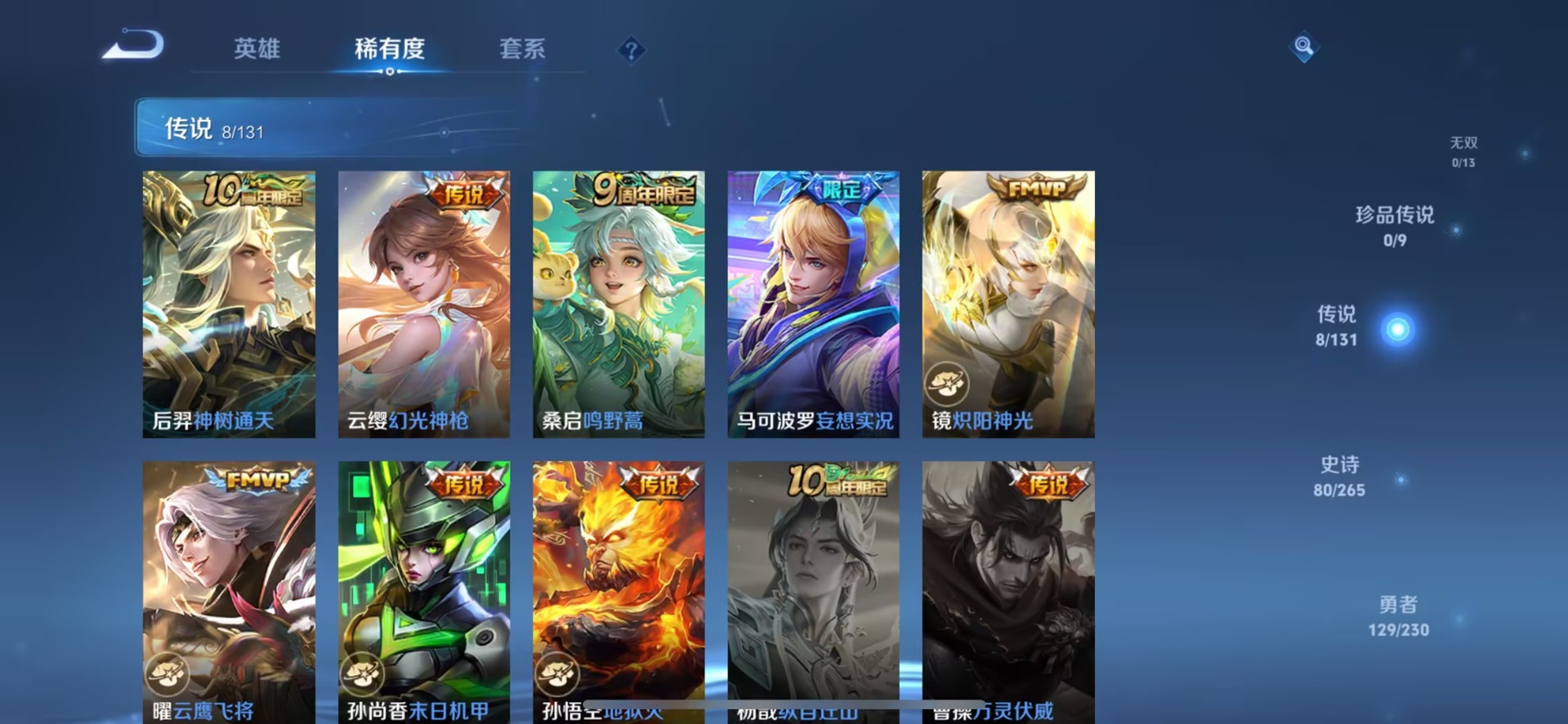 WZQM438502王者荣耀账号详情图6