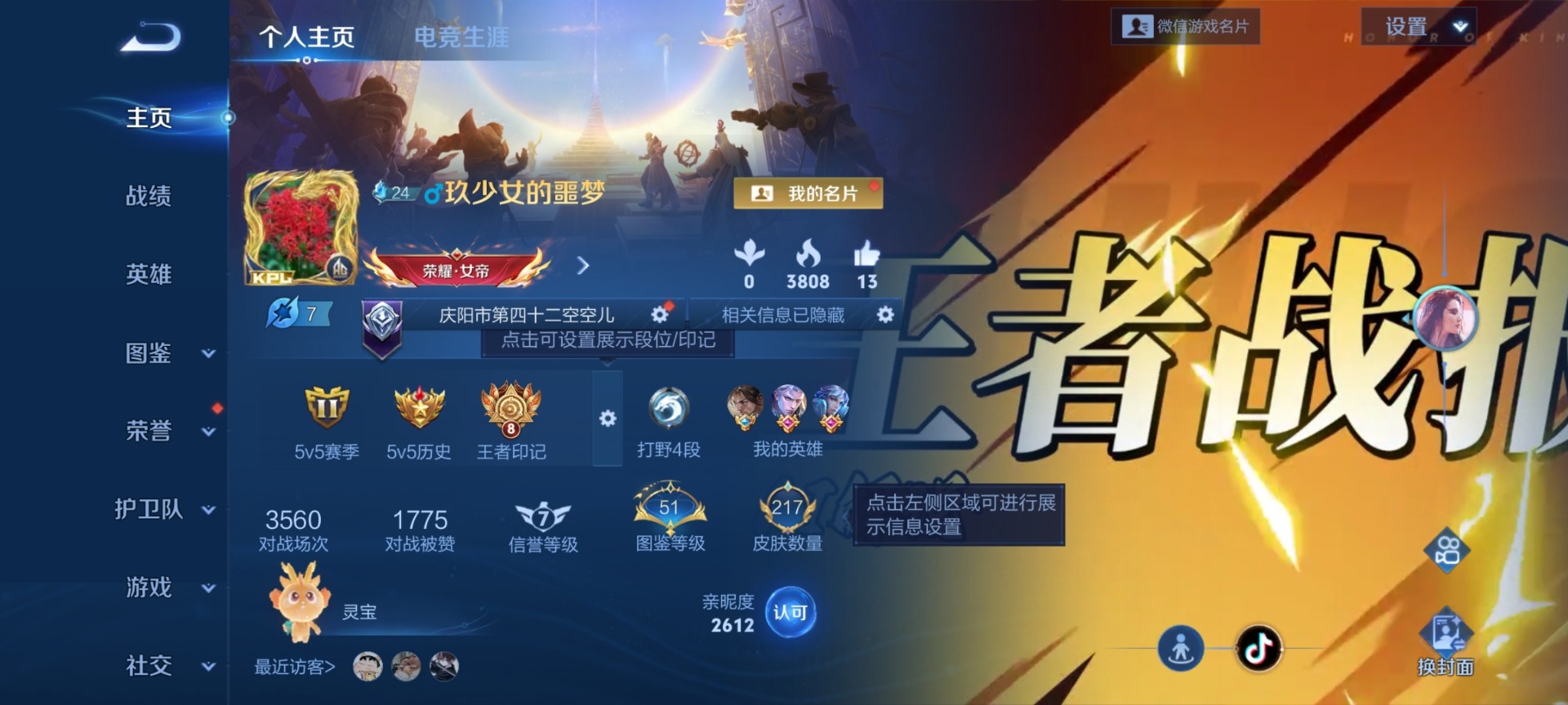 WZQM438506王者荣耀账号详情图10