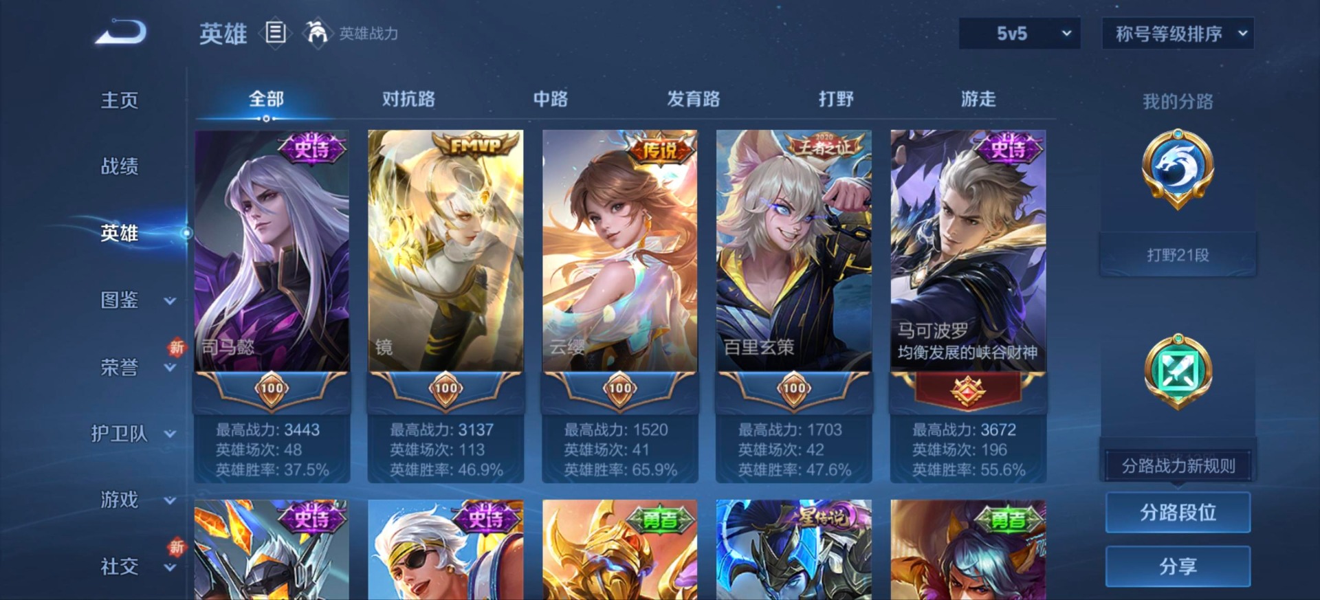 WZCMW438690王者荣耀账号详情图5