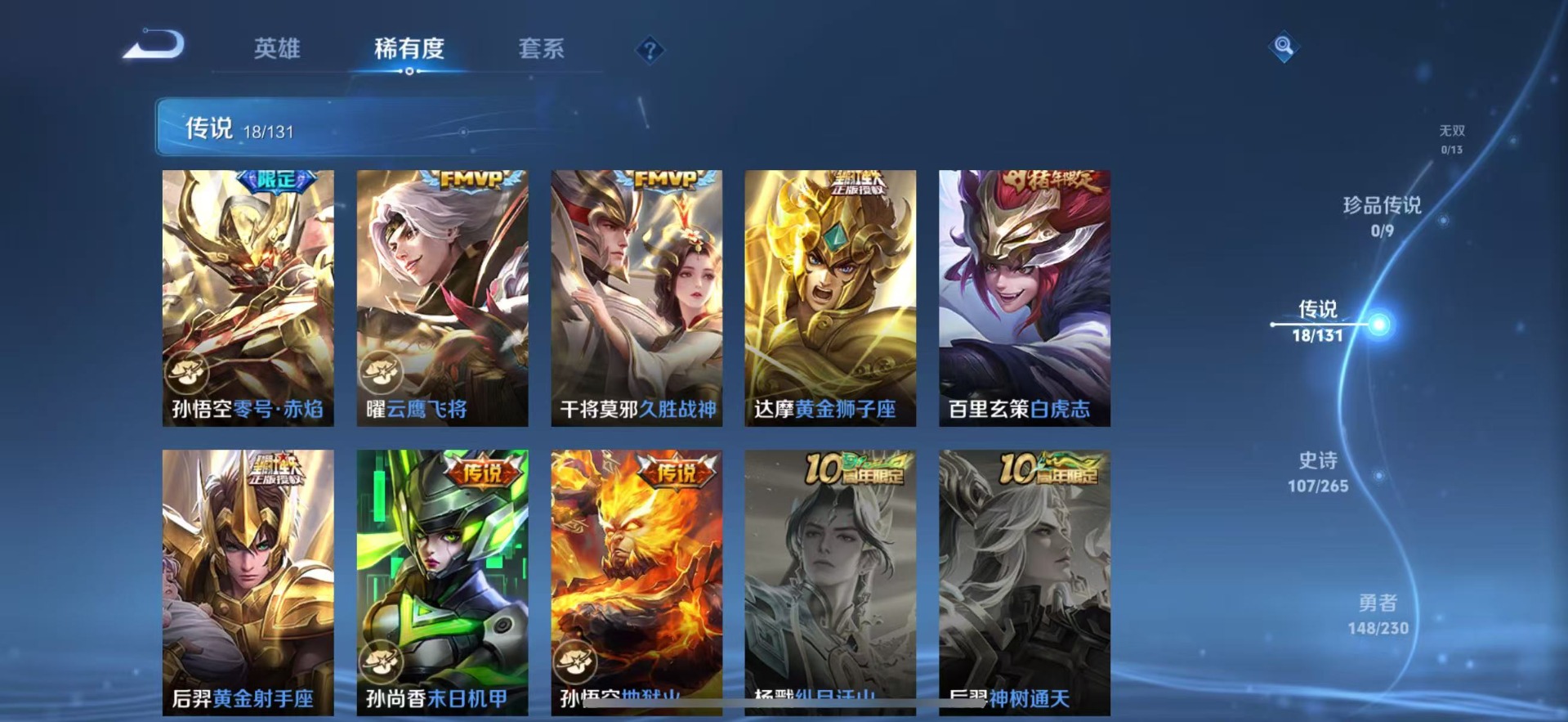 WZQM438704王者荣耀账号详情图9