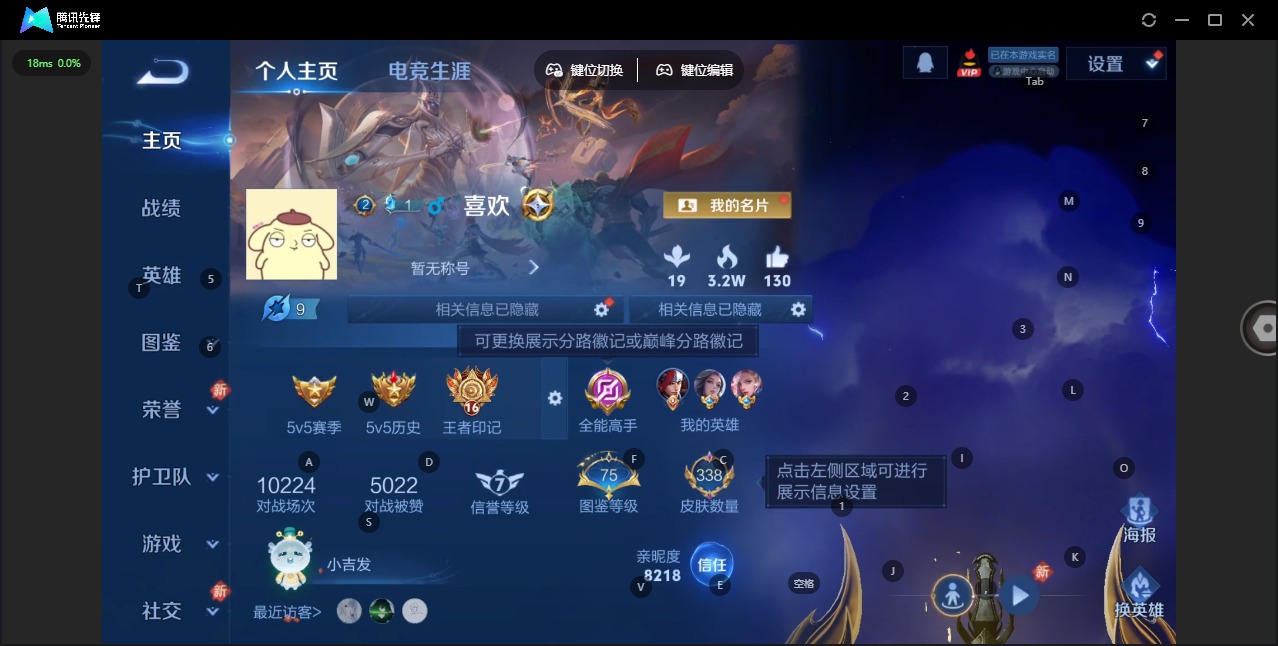 WZQM439610王者荣耀账号详情图5