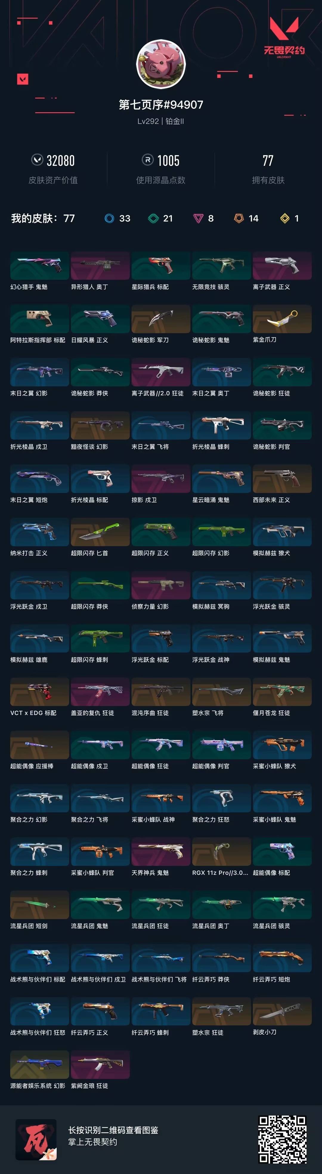 WWQQM43662无畏契约账号详情图5