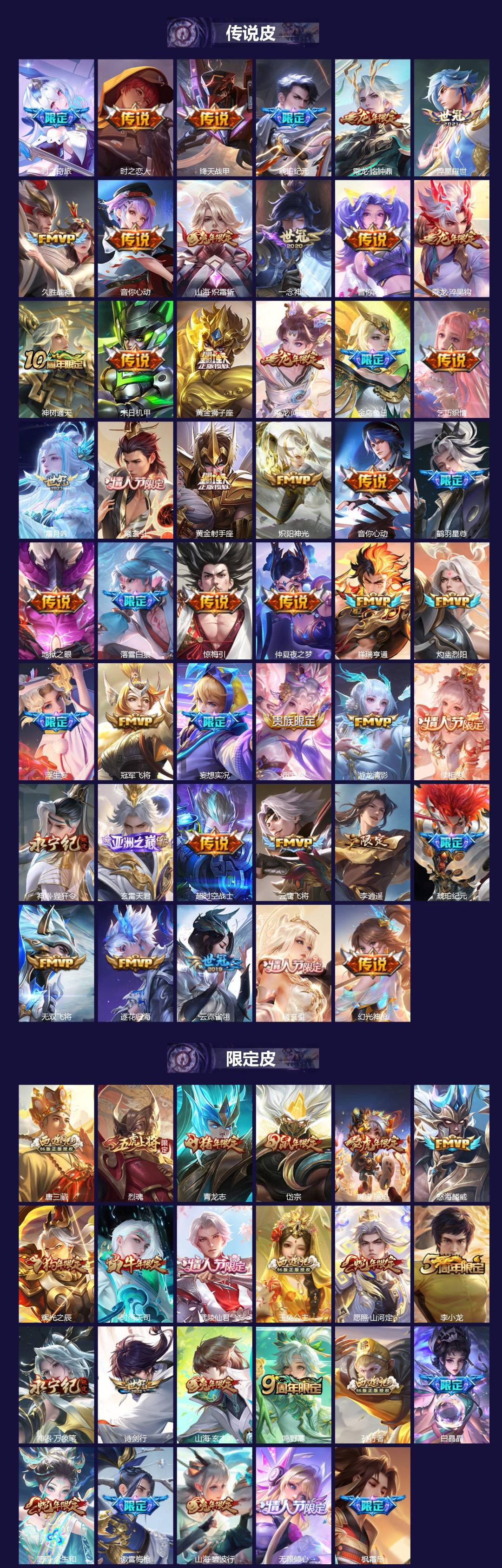 WZQM439842王者荣耀账号详情图3