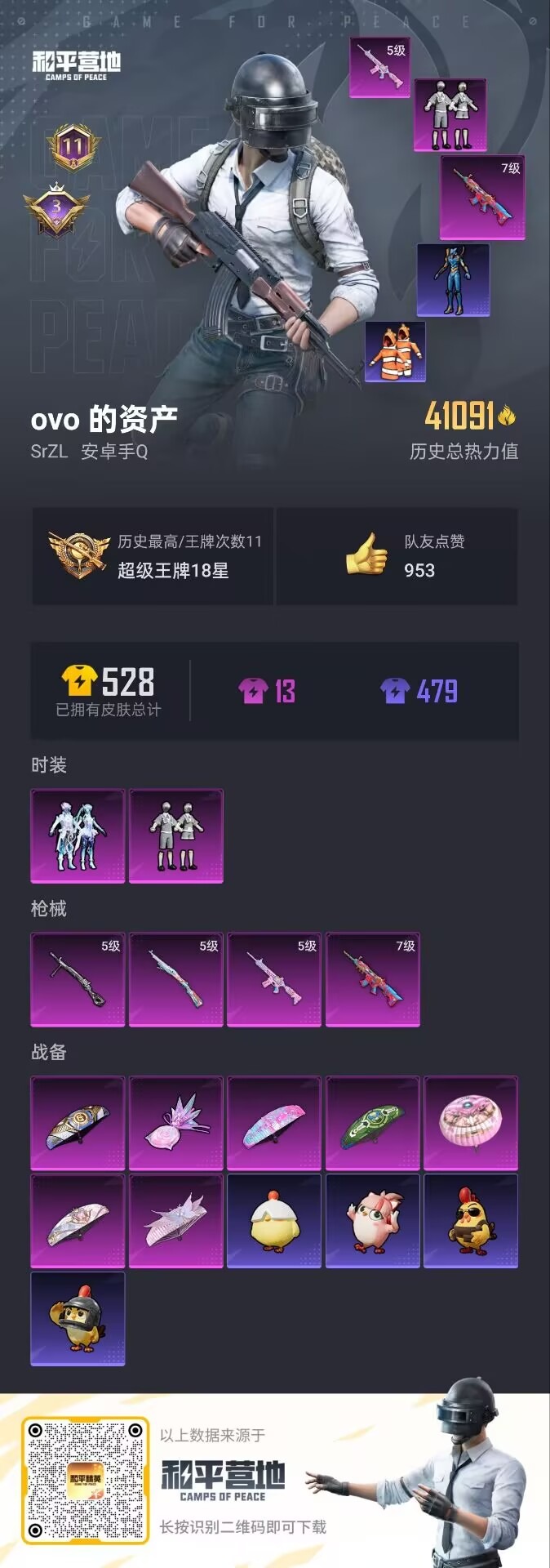 HPQM421291和平精英账号详情图6
