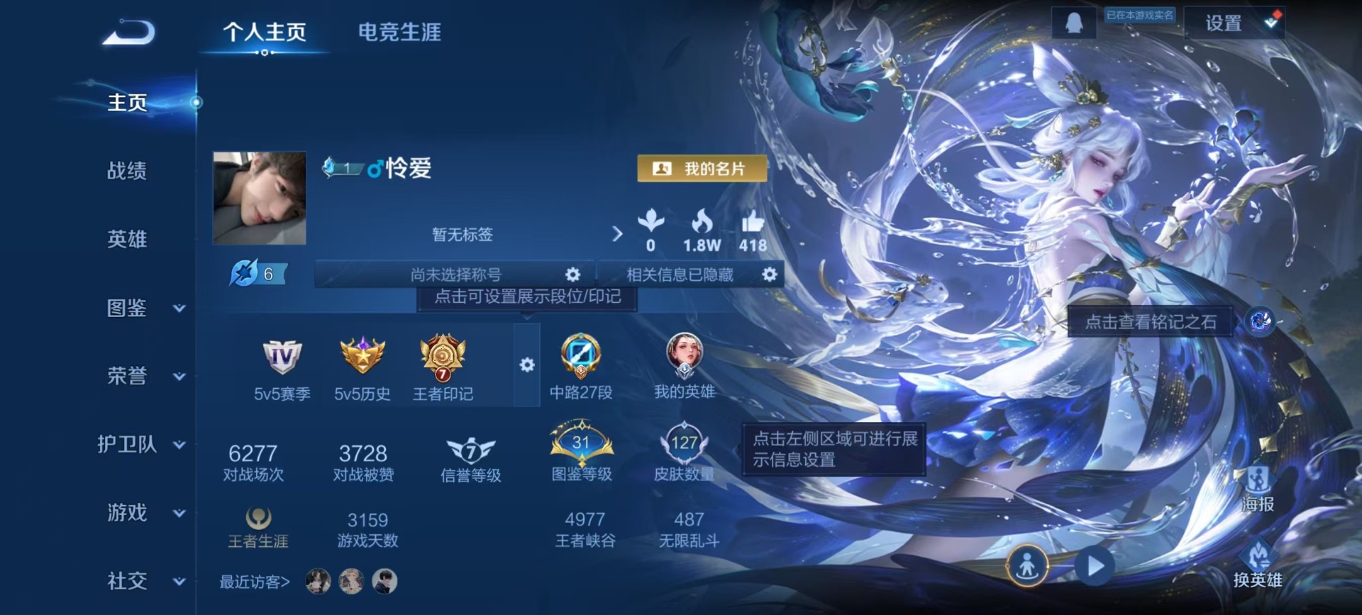 WZQM442496王者荣耀账号详情图13