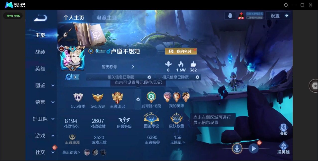 WZCMW445105王者荣耀账号详情图3