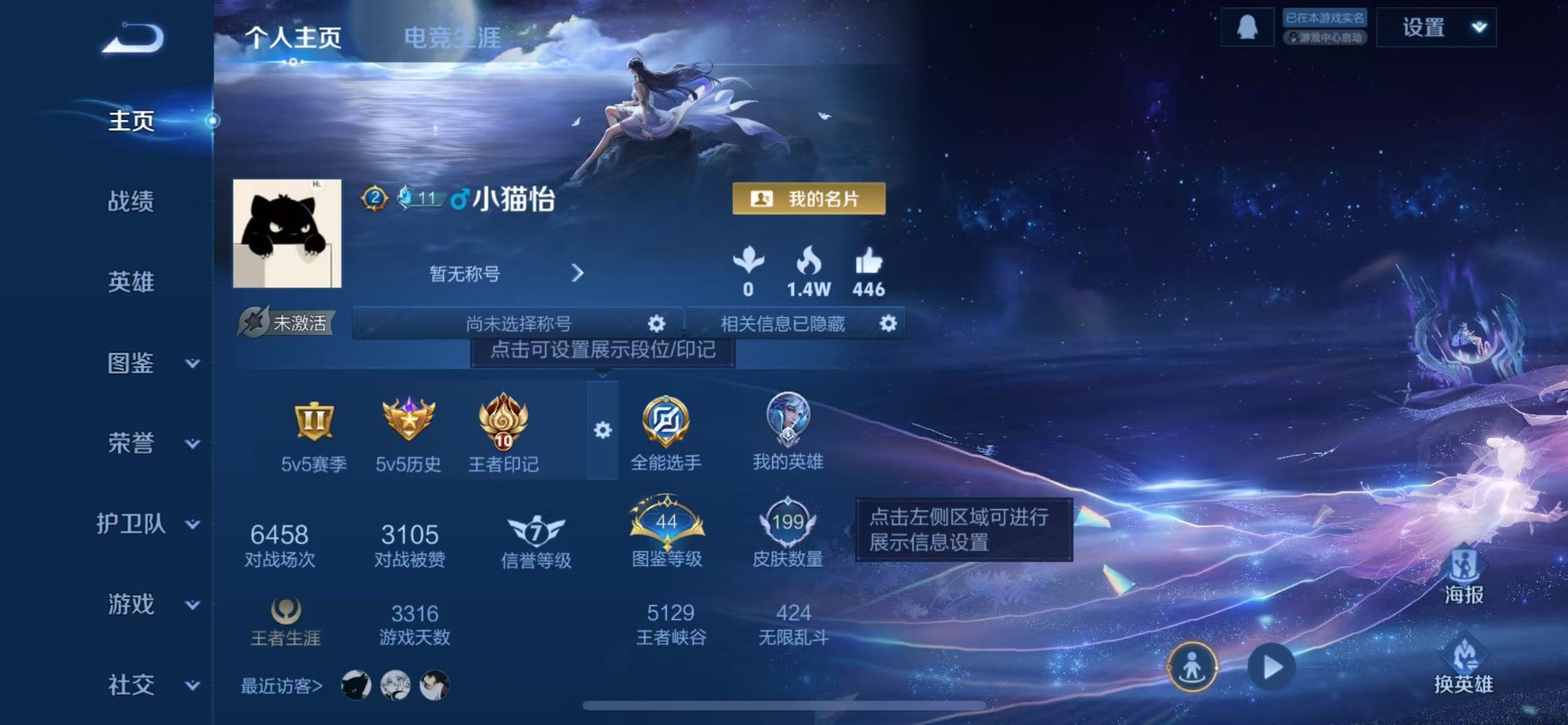 WZQM446422王者荣耀账号详情图5