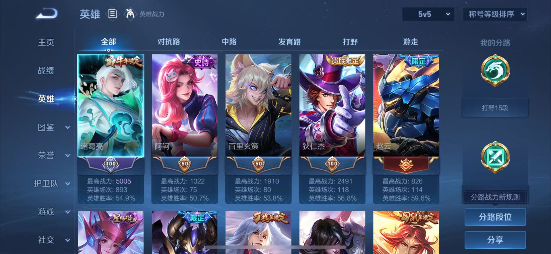 WZQM446422王者荣耀账号详情图6