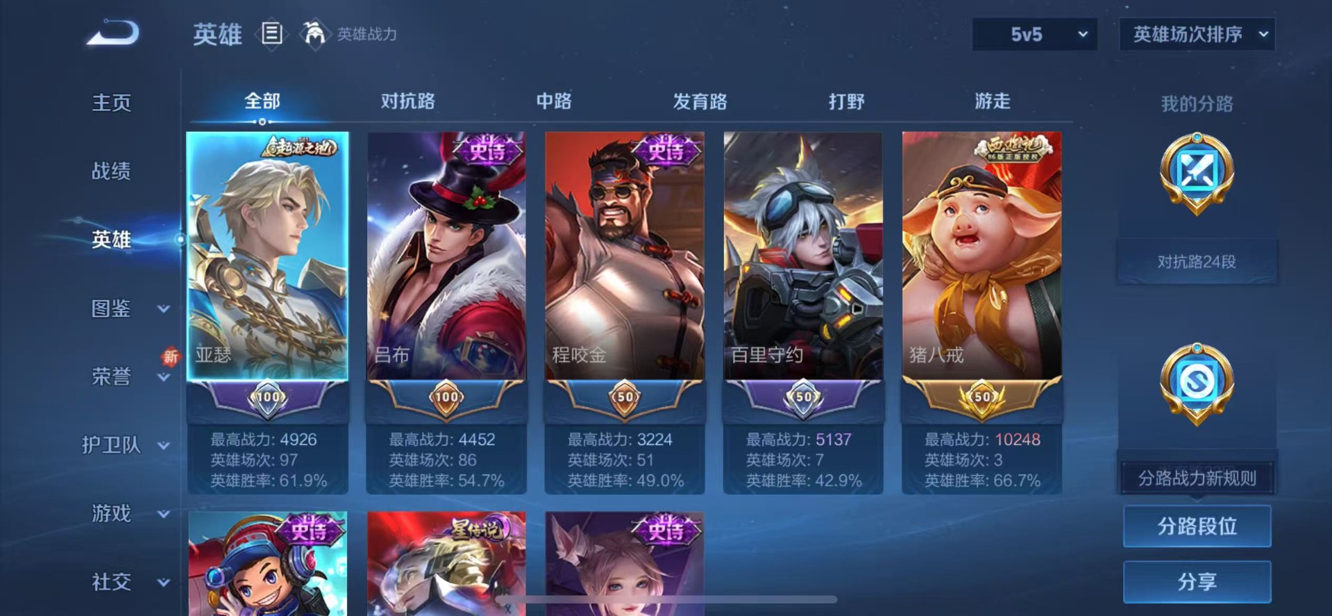 WZCMW460962王者荣耀账号详情图4