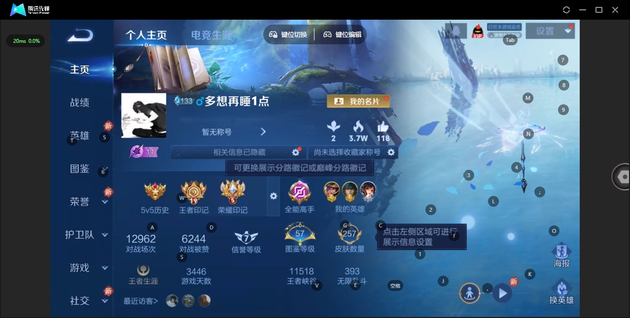 WZQM464834王者荣耀账号详情图4