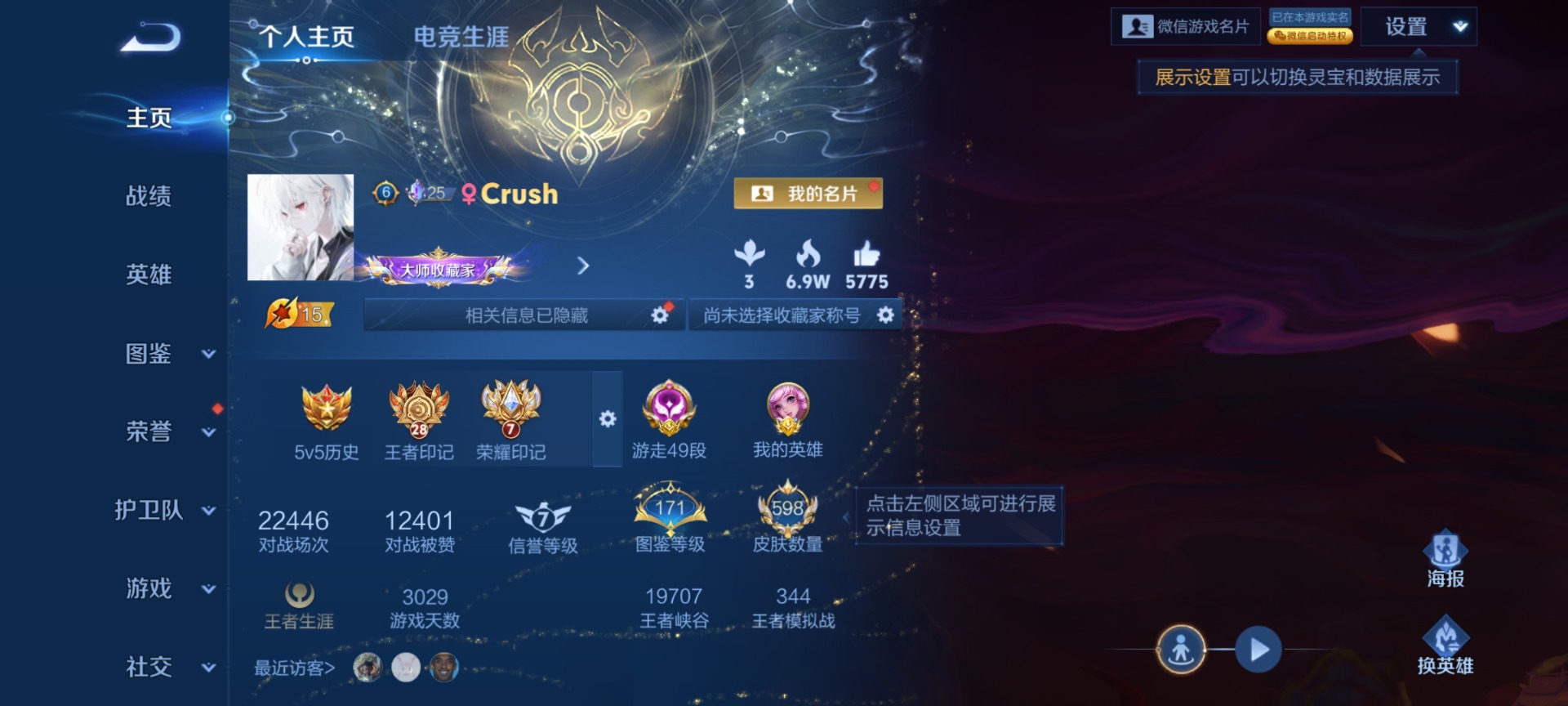 WZCMW472890王者荣耀账号详情图6