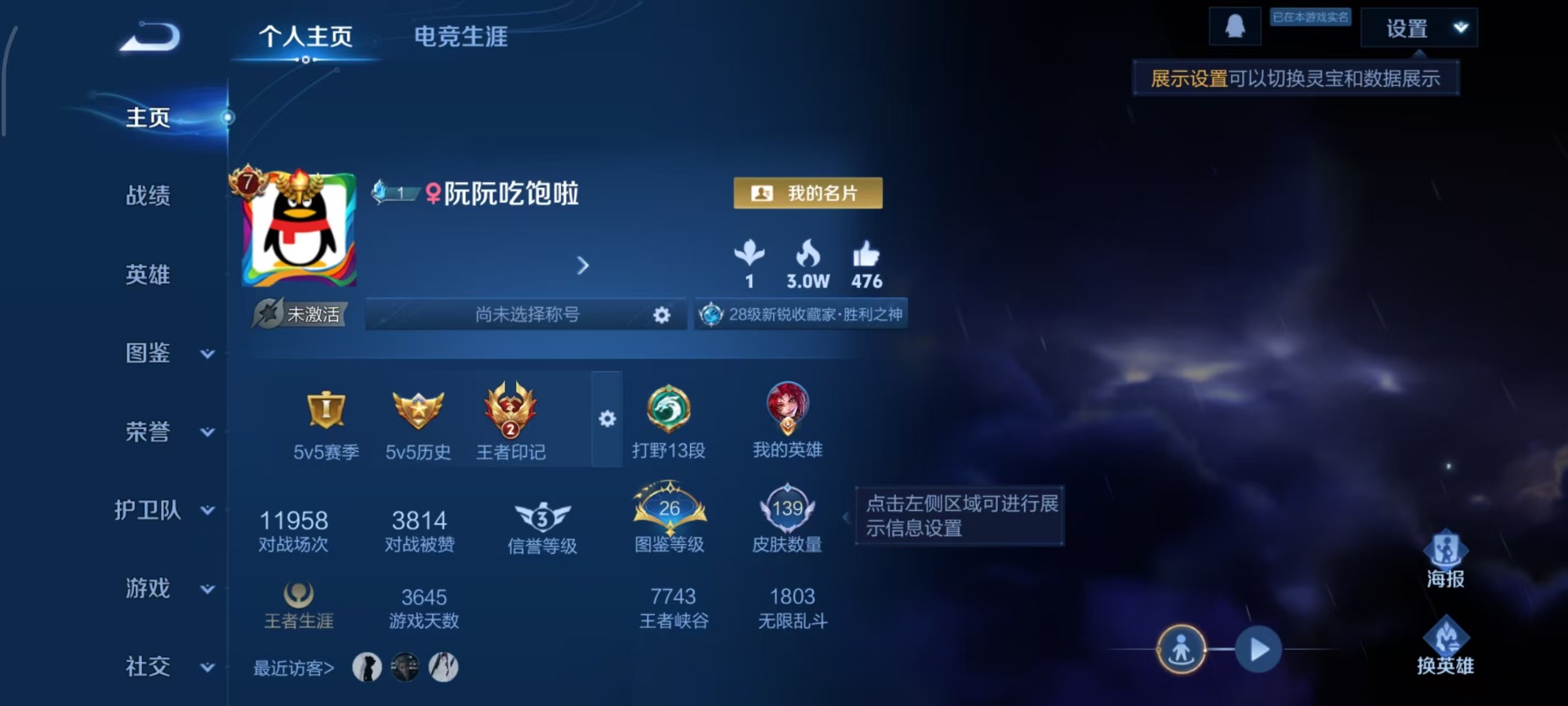 WZQM473949王者荣耀账号详情图13