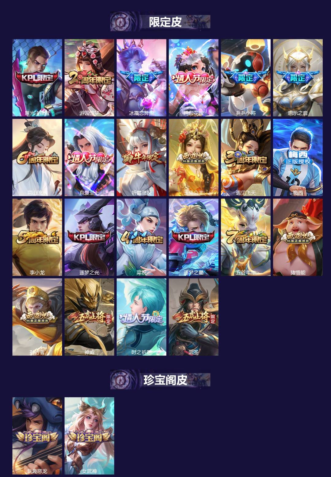 WZQM474131王者荣耀账号详情图3