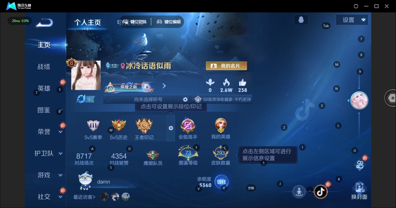 WZQM476983王者荣耀账号详情图6