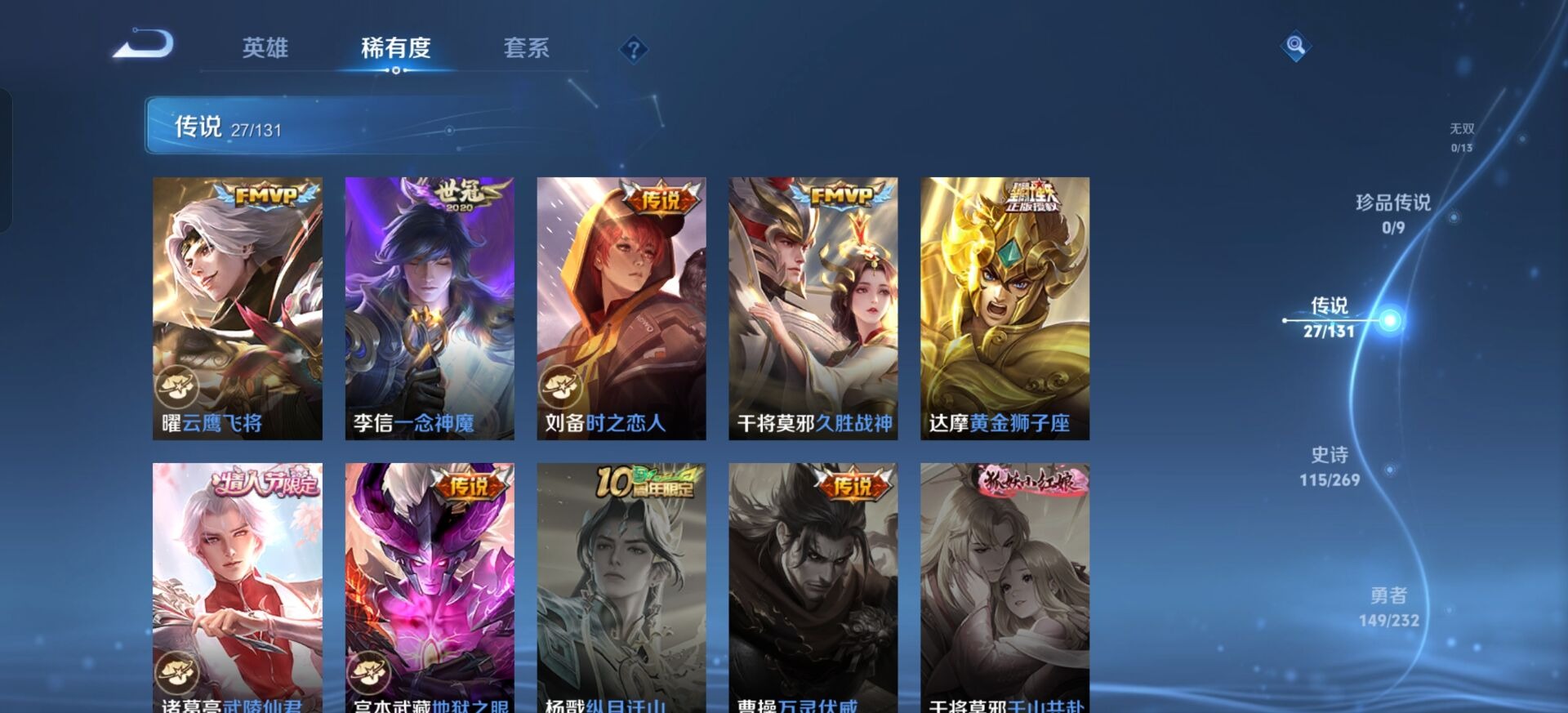 WZQM477660王者荣耀账号详情图5