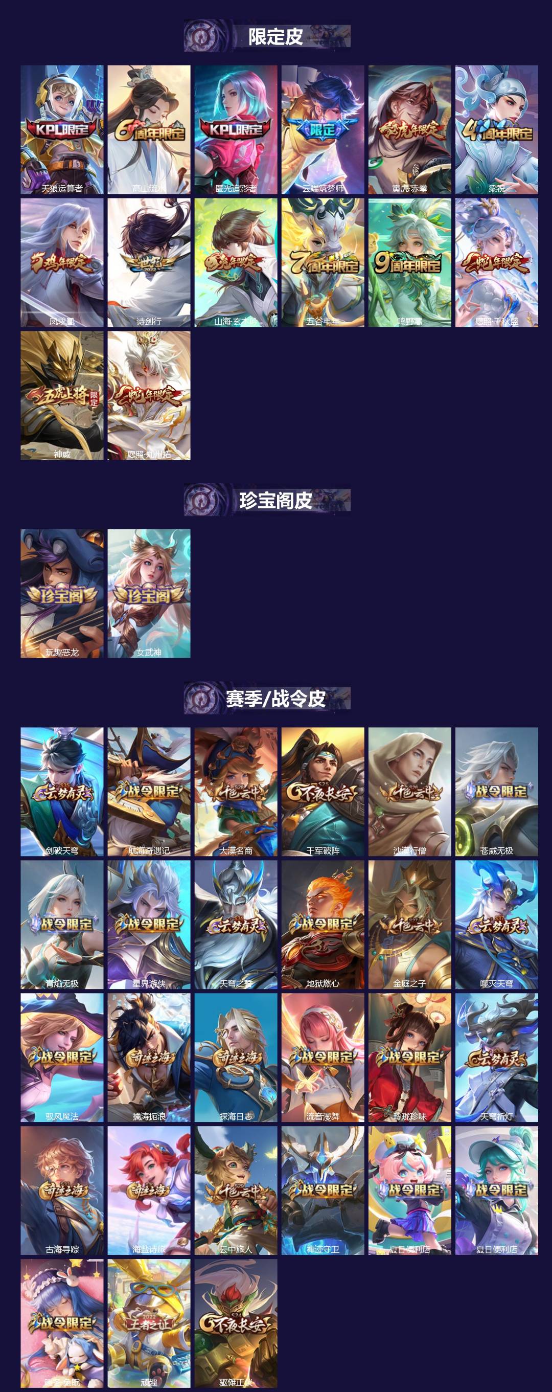 WZQM478090王者荣耀账号详情图3