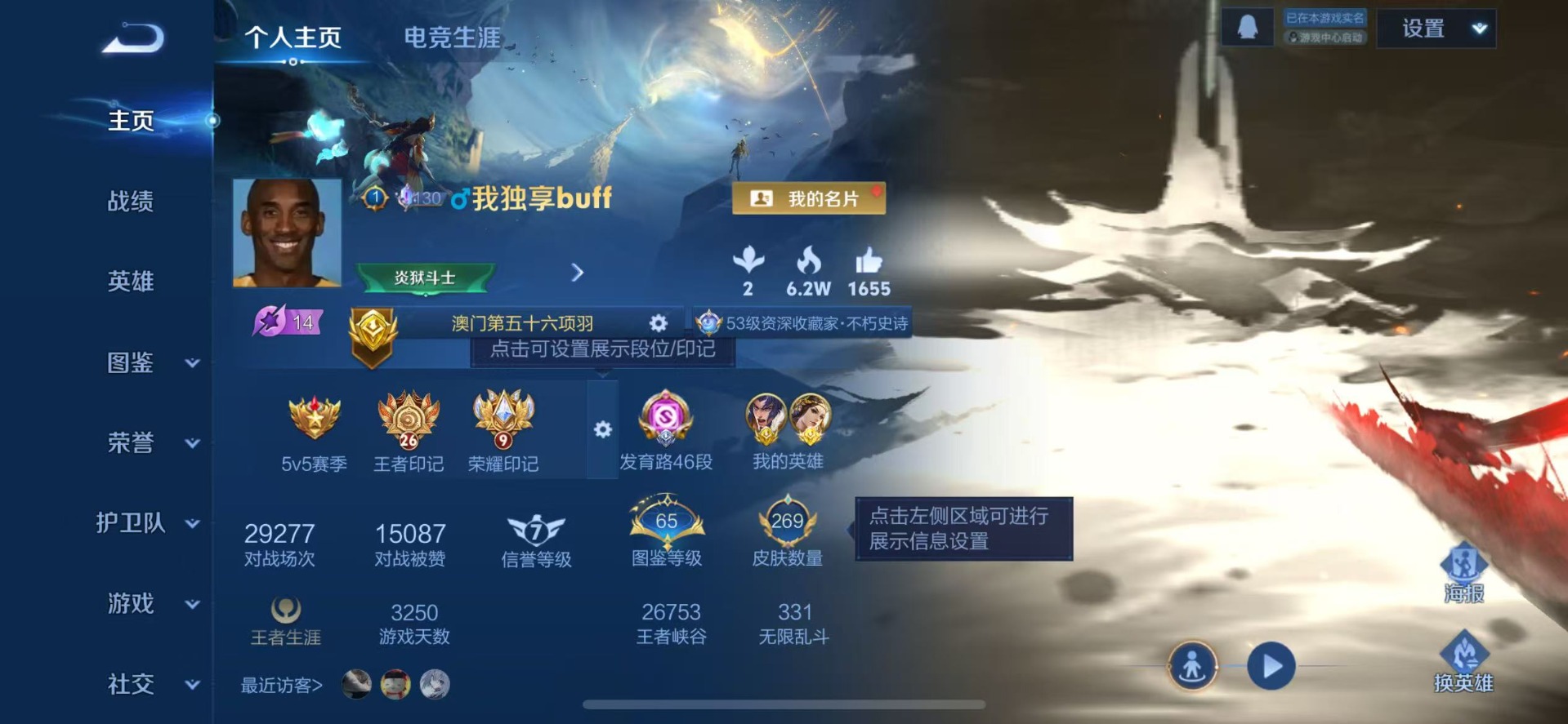 WZQM480352王者荣耀账号详情图3